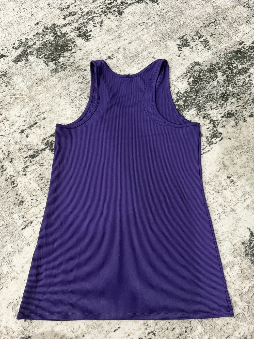 Under Armour Purple Ribbed Racerback Tank - Picture 2 of 2